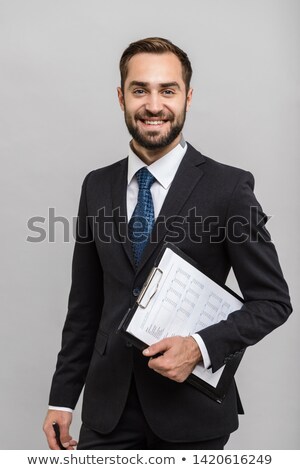 Сток-фото: Businessman Holding A Book