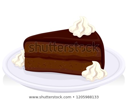 Stock photo: Food Austria Sachetorte Illustration