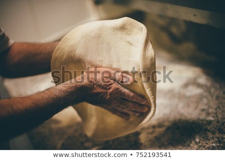 Stok fotoğraf: Making Pizza