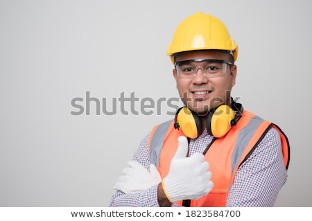 Сток-фото: Builder Showing Thumbs Up