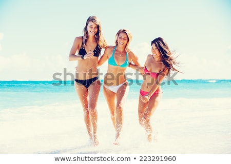 Foto stock: Beach Girls