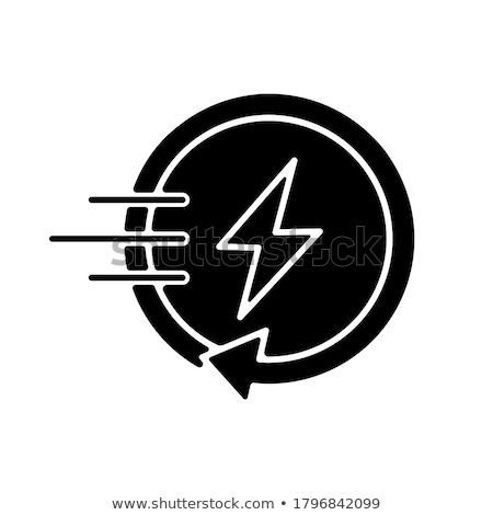 Foto stock: Battery Range Black Glyph Icon