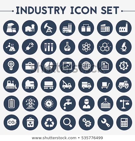 Zdjęcia stock: Business And Industry Icons