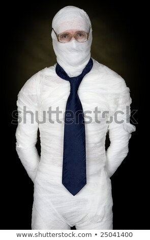 Man In Bandage With Eyeglasses And The Cravat Stockfoto © pzAxe