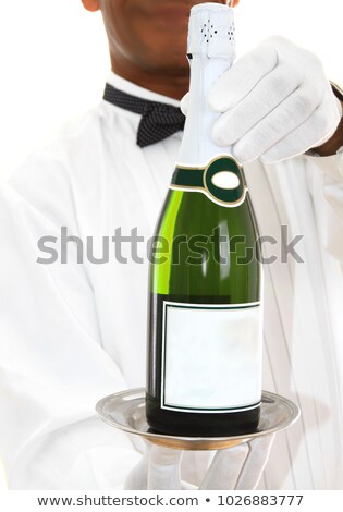 ストックフォト: Hand Corked And Tied Champagne Bottles