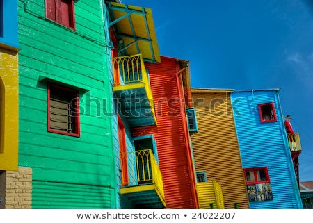 Stock fotó: Wall In La Boca Buenos Aires