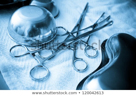 Zdjęcia stock: Surgeon Scalpel And Blade Color Processed