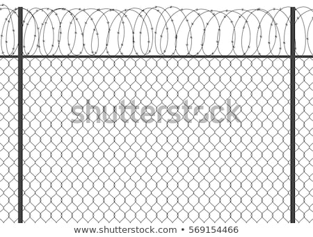 [[stock_photo]]: Fence With Barbed Wire