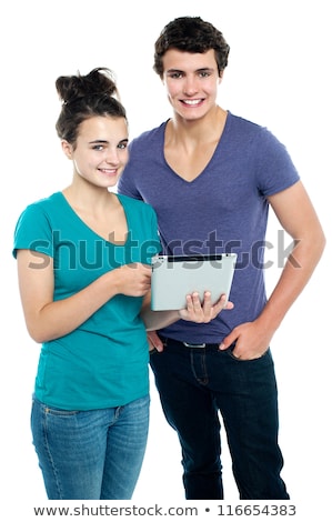 [[stock_photo]]: Newly Launched Tablet Device In The Market