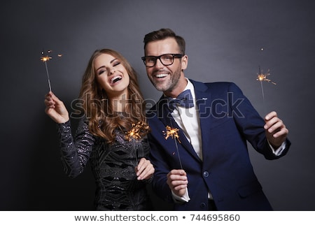 Foto stock: Best Friends Having A New Year Party