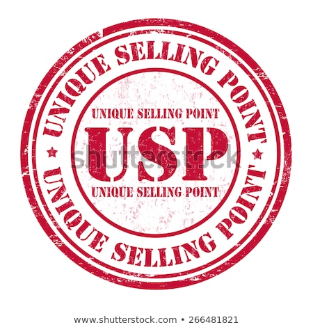 Foto d'archivio: Unique Selling Point Stamp