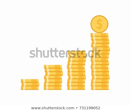 Stok fotoğraf: Stack Of Coins