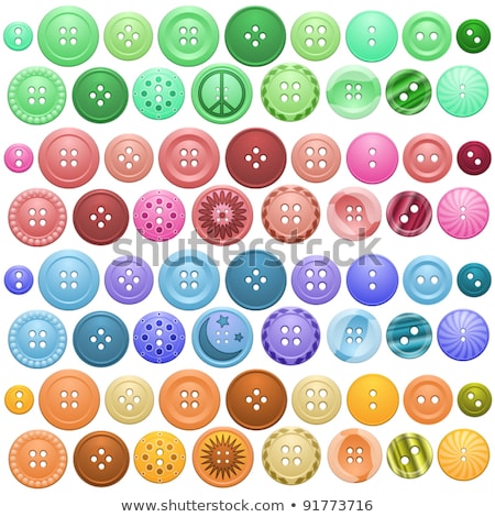 Stock photo: Large Buttons On The Cloth