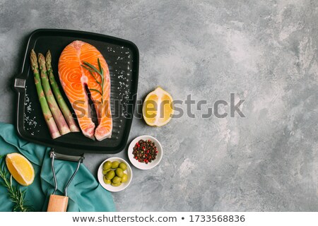 Сток-фото: Pan Fried Salmon