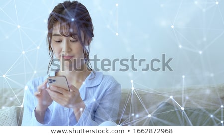 Stock foto: Wireless Communication Network