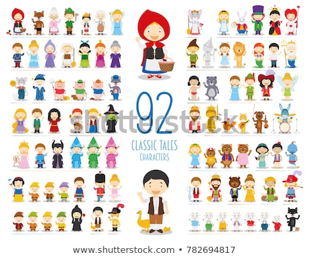 [[stock_photo]]: Vector Cartoon Style Illustration Of King And Queen