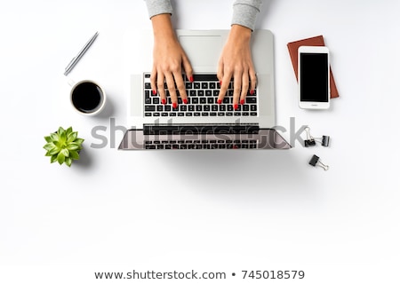[[stock_photo]]: Closeup Female Hands On Laptop Keyboard