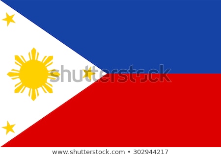 Foto stock: Philippines Flag Vector Illustration