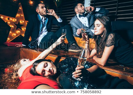 Stock photo: Young Man Having Hangover After Party