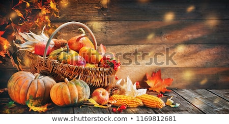 Stockfoto: Fruits And Vegetables In Autumn