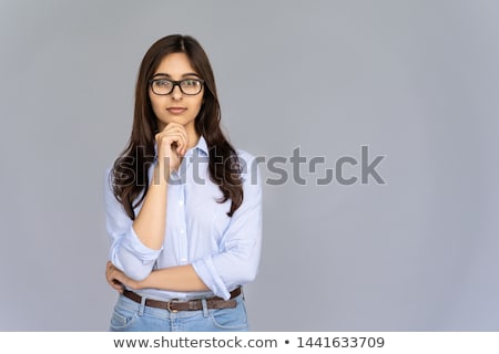 Сток-фото: Indian Proud Girl With Glasses