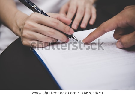 Stock fotó: Signing Documents