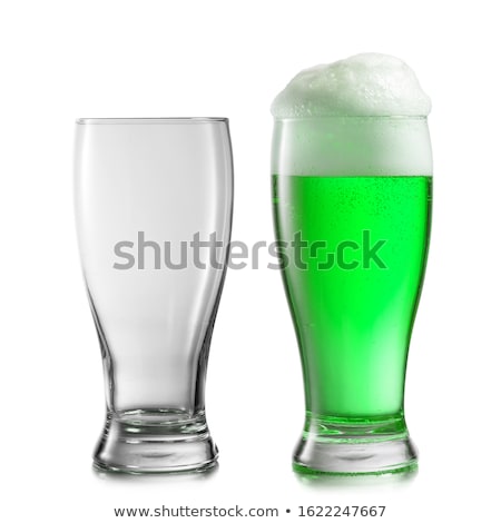 Stock photo: Refreshing Beer Glass Mug With Thick Foam And Flying Splash