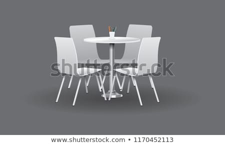 Foto stock: Table And Chairs