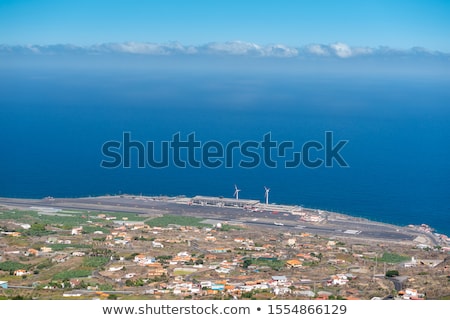 Stockfoto: View From Airport La Palma To The Hills