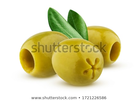 Stock photo: Pitted Green Olives