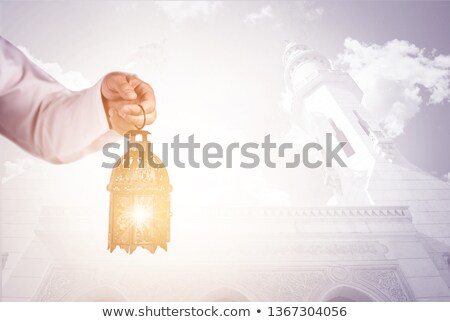 [[stock_photo]]: Islamic Lamp In The Mosque