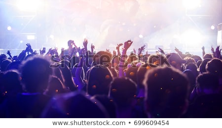 Stock photo: Crowd Cheering