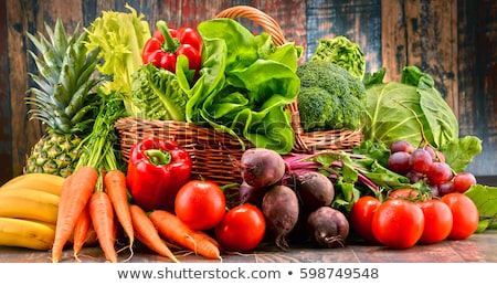 Stok fotoğraf: Fresh Fruits And Vegetables