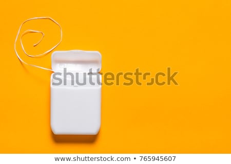 Stock foto: Dental Floss Container Isolated On White Background