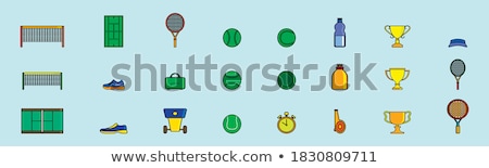 ストックフォト: Tennis Court Net
