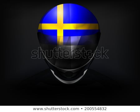 Сток-фото: Swedish Flag On Race Car