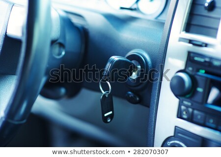 Foto stock: Car Dashboard With Keys