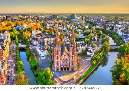 Stock fotó: Strasbourg Cathedral In Alsace