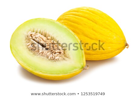 ストックフォト: Halved Yellow Melon