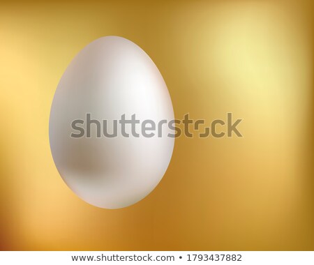 [[stock_photo]]: Golden Egg Soars Hanging In Space Antigravity Effect Easter Symbol Spring Traditional Holidays