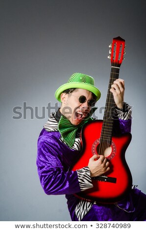 Leprechaun Playing The Guitar Stock photo © Elnur