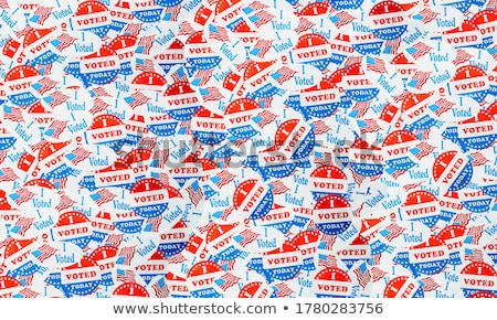 Stock photo: Campaign Party Stickers