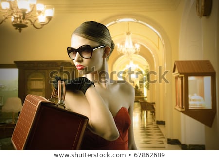 [[stock_photo]]: Beautiful Blond Woman In A Luxury Interior