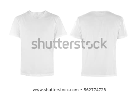 Foto stock: Male Model With Shirt Isolated On White