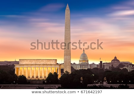 Zdjęcia stock: Washington Monument Capitol And Lincoln Memorial
