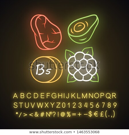 [[stock_photo]]: Avocado Neon Sign