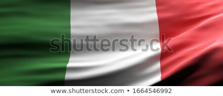 Stok fotoğraf: Political Waving Flag Of Italy