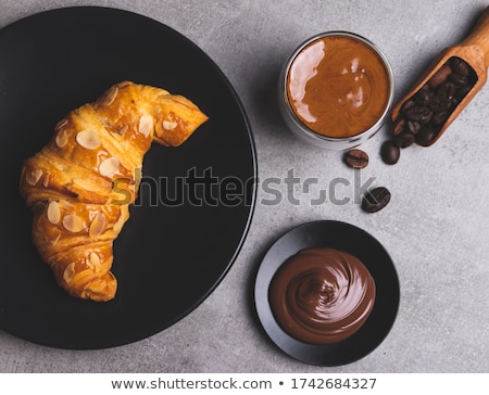 Stockfoto: Healthy French Breakfast Coffee Croissant