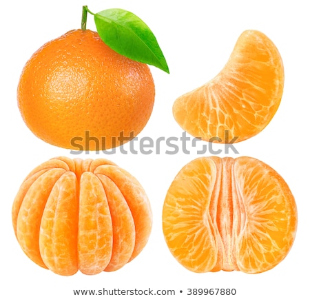 Stock fotó: Fresh And Ripe Tangerines