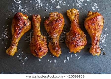 [[stock_photo]]: Baked Chicken Legs Top View